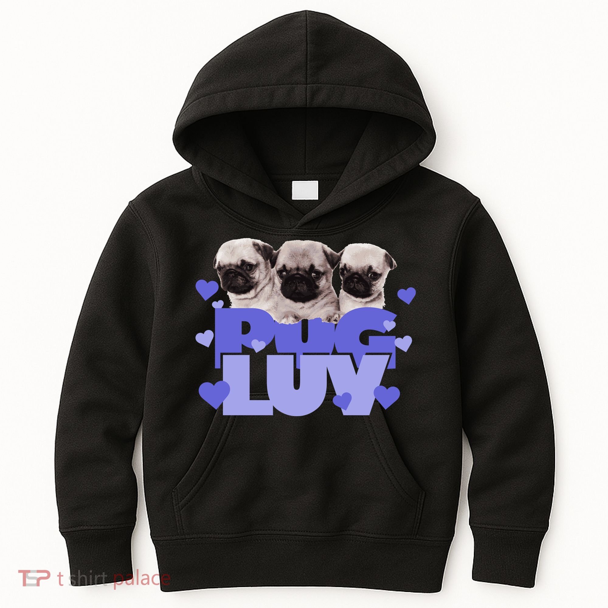 Pug Luv Kids Hoodie