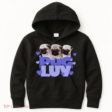 Pug Luv Kids Hoodie