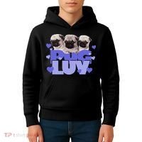 Pug Luv Kids Hoodie thumb 4