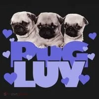 Pug Luv Kids Long Sleeve Shirt thumb 2