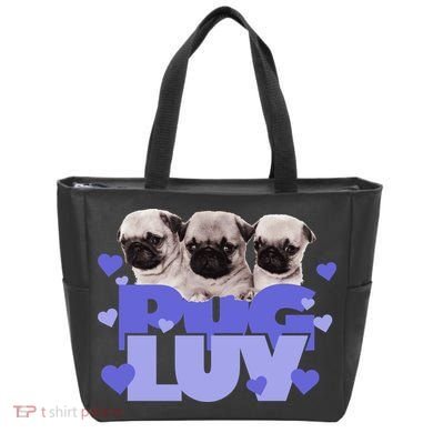 Pug Luv Tote Bag