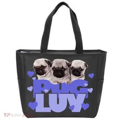 Pug Luv Tote Bag