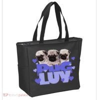 Pug Luv Tote Bag thumb 2