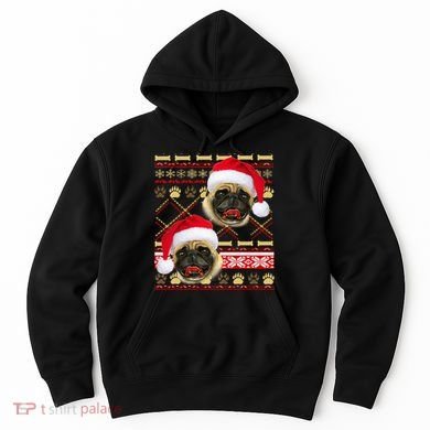 Pug Ugly Christmas Sweater Hoodie