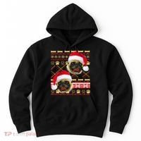 Pug Ugly Christmas Sweater Hoodie thumb 0