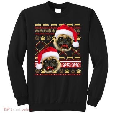 Pug Ugly Christmas Sweater Sweatshirt