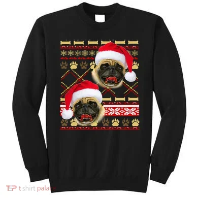 Pug Ugly Christmas Sweater Sweatshirt