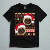 Pug Ugly Christmas Sweater T-Shirt thumb 5