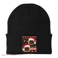 Pug Ugly Christmas Sweater Beanie thumb 0