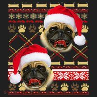 Pug Ugly Christmas Sweater Hat thumb 2
