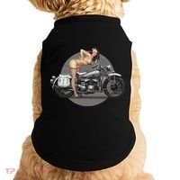 Pin Up Girl Classic Motorcycle Doggie Tank thumb 0