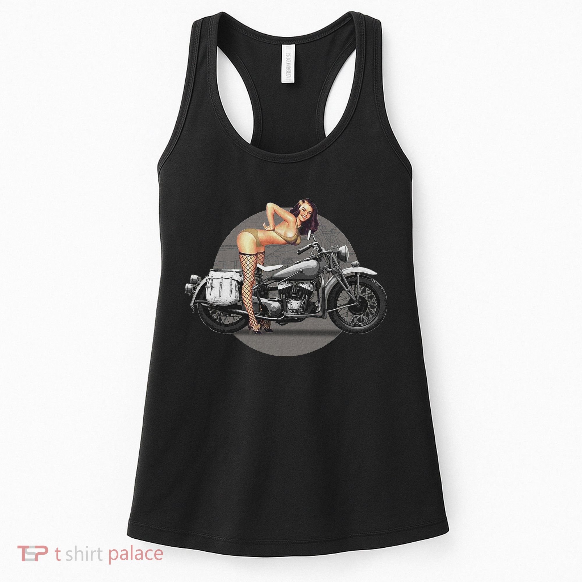 Pin Up Girl Classic Motorcycle Women's Tank Top