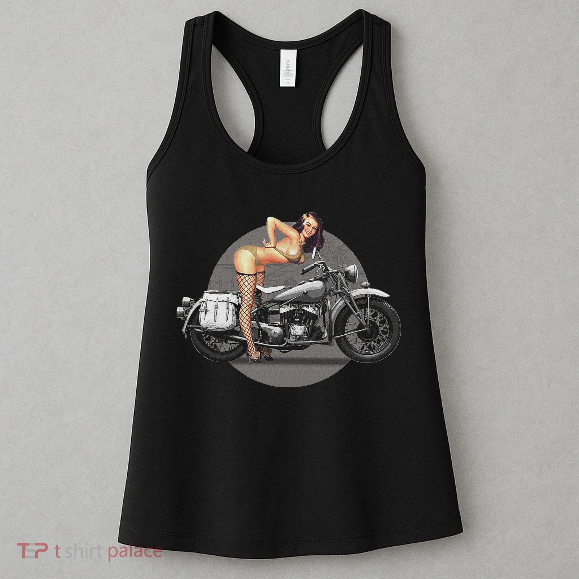 Pin Up Girl Classic Motorcycle Women's Tank Top