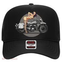 Pin Up Girl Classic Motorcycle Hat thumb 0