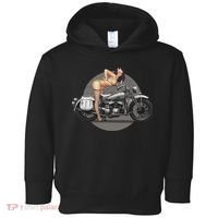 Pin Up Girl Classic Motorcycle Toddler Hoodie thumb 0