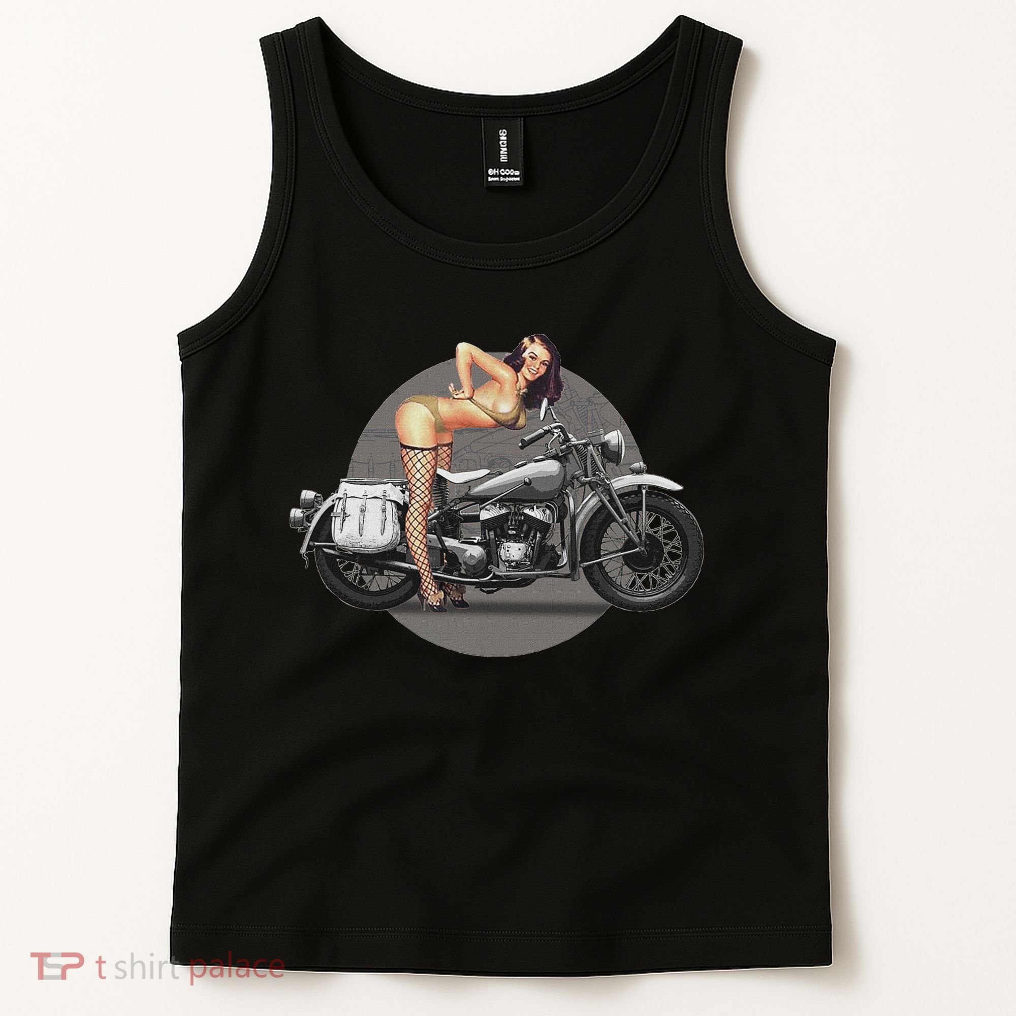 Pin Up Girl Classic Motorcycle Tank Top