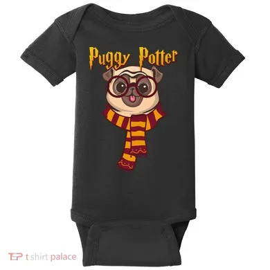 Puggy Potter Baby Bodysuit