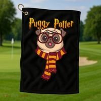 Puggy Potter Golf Towel thumb 1