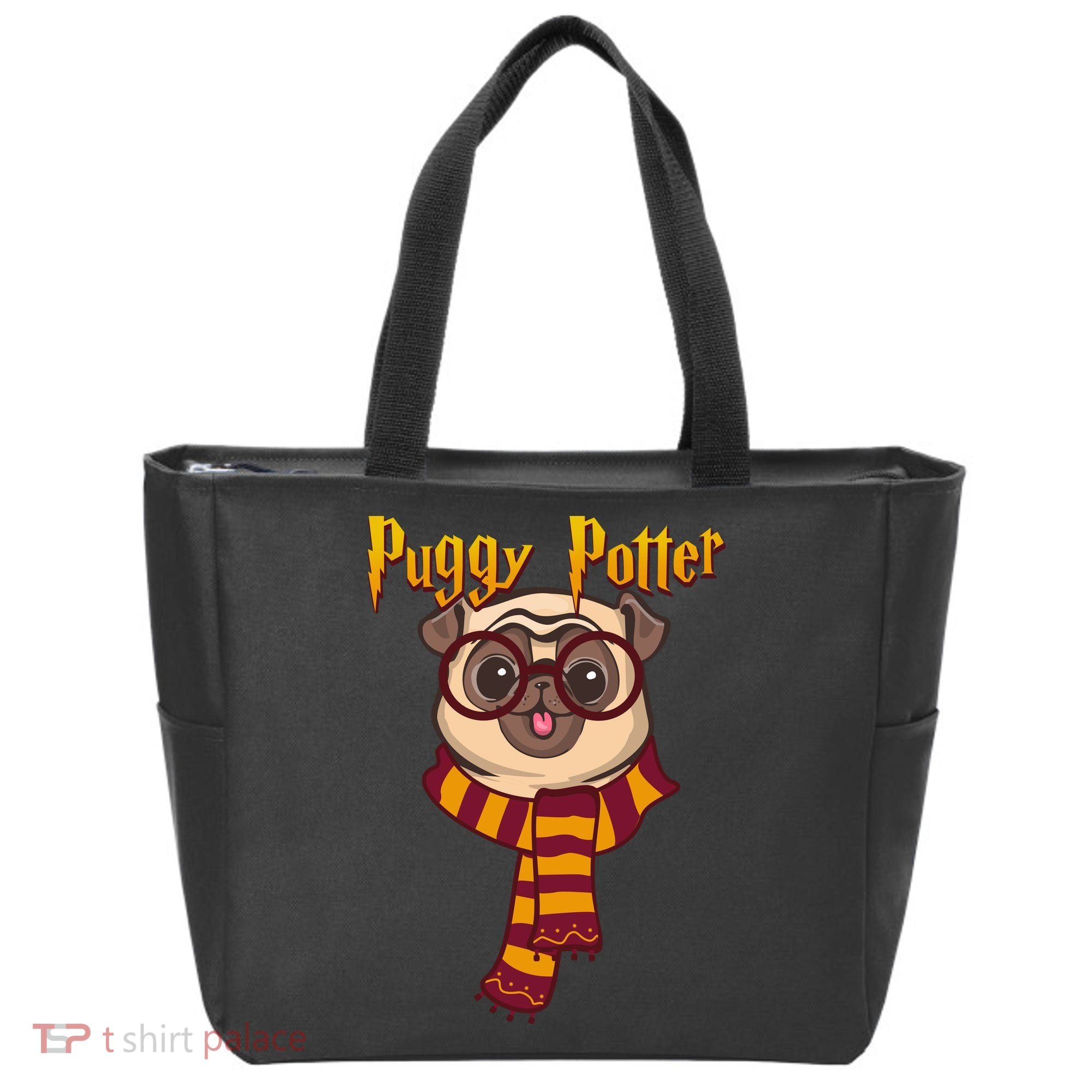 Puggy Potter Tote Bag
