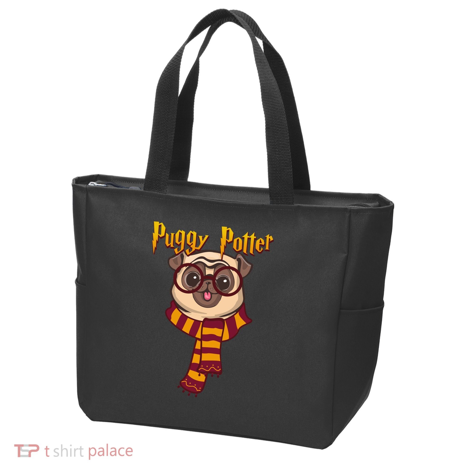 Puggy Potter Tote Bag