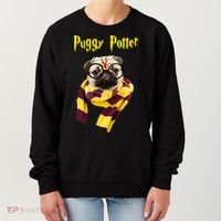 Puggy Potter Funny Parody Movie Women's Sweatshirt thumb 0