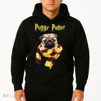 Puggy Potter Funny Parody Movie Hoodie thumb 2
