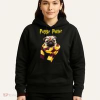 Puggy Potter Funny Parody Movie Hoodie thumb 5