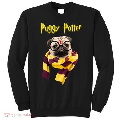 Puggy Potter Funny Parody Movie Sweatshirt