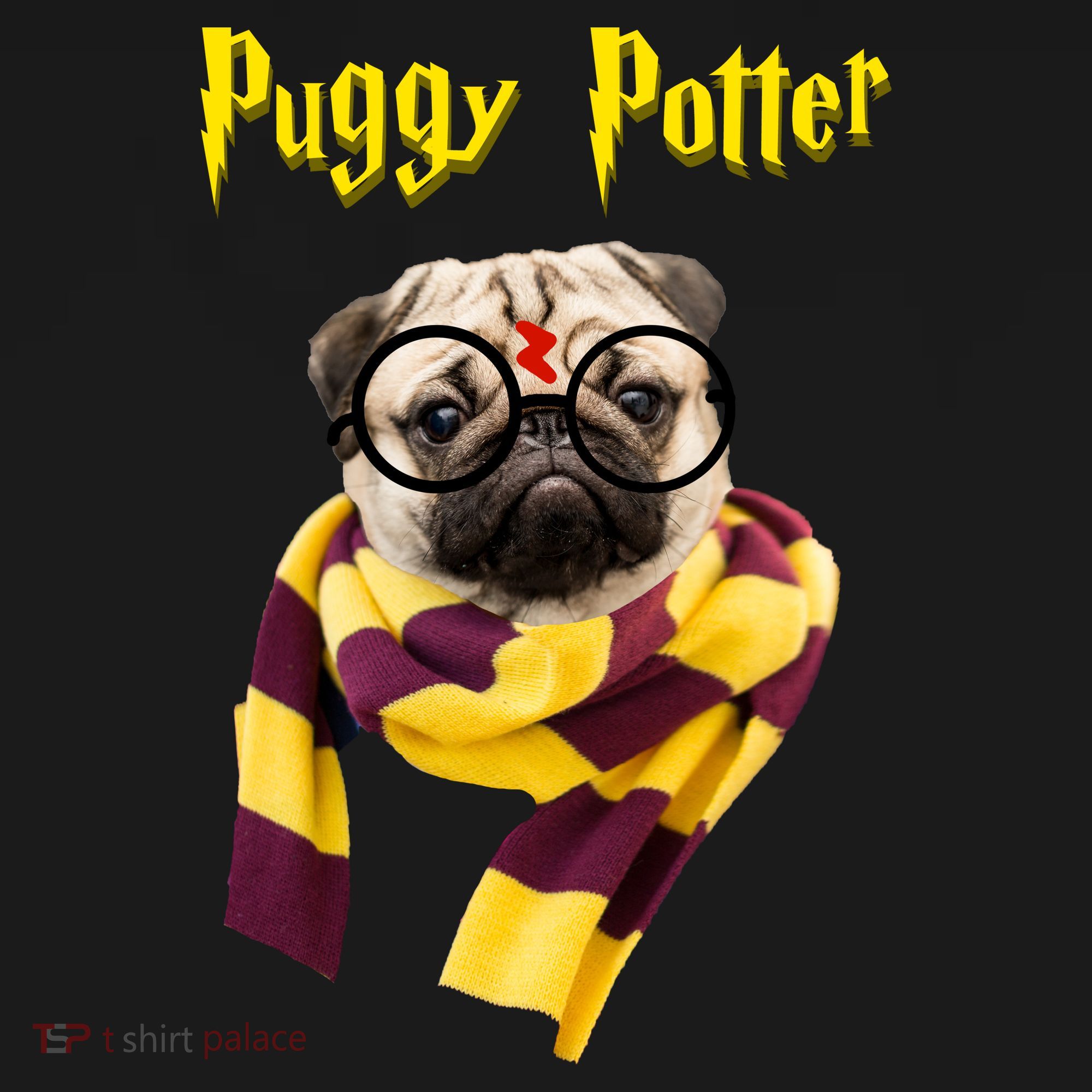 Puggy Potter Funny Parody Movie Sweatshirt
