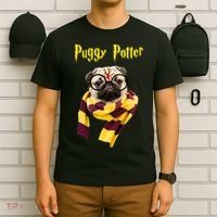 Puggy Potter Funny Parody Movie T-Shirt thumb 6