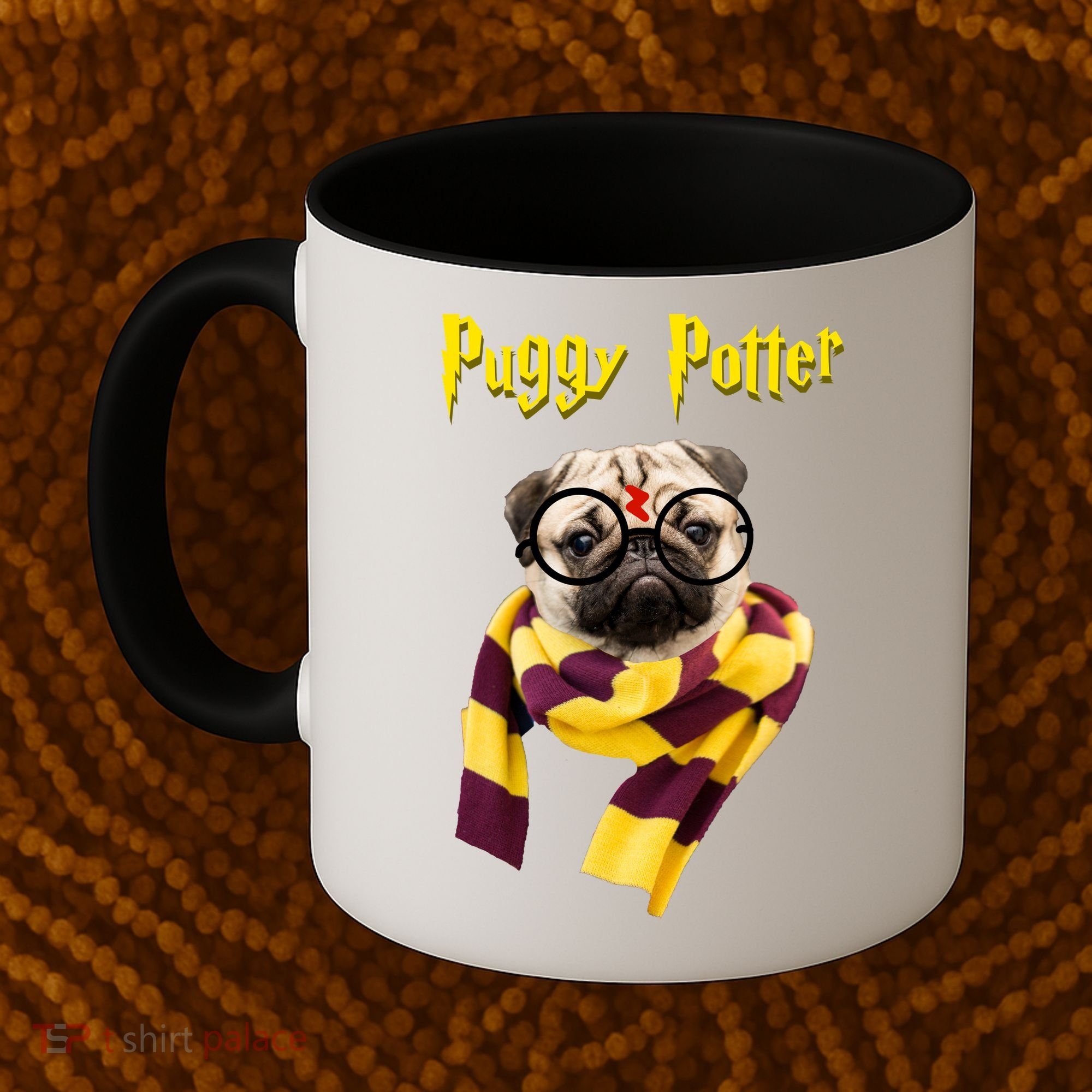 Puggy Potter Funny Parody Movie Coffee Mug