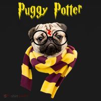 Puggy Potter Funny Parody Movie Mousepad thumb 1