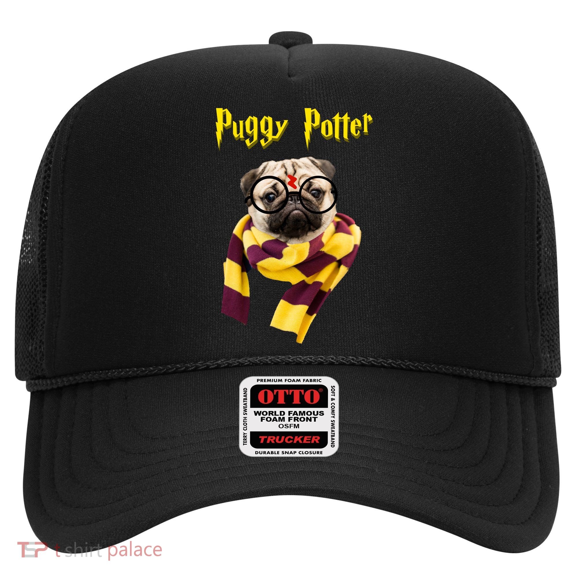 Puggy Potter Funny Parody Movie Hat