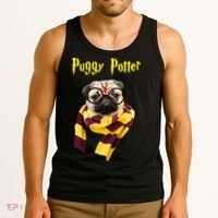 Puggy Potter Funny Parody Movie Tank Top thumb 3