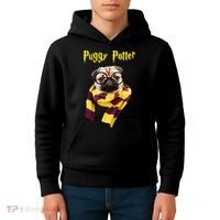 Puggy Potter Funny Parody Movie Kids Hoodie thumb 4