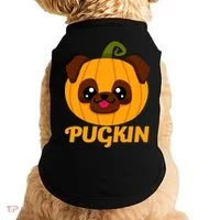 Pugkin Pumpkin Pug Doggie Tank thumb 0