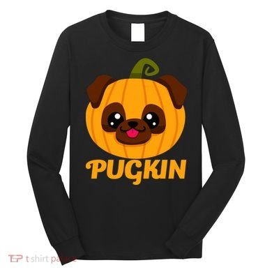 Pugkin Pumpkin Pug Long Sleeve Shirt