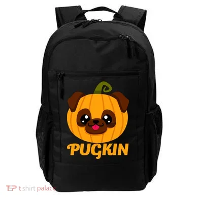 Pugkin Pumpkin Pug Backpack