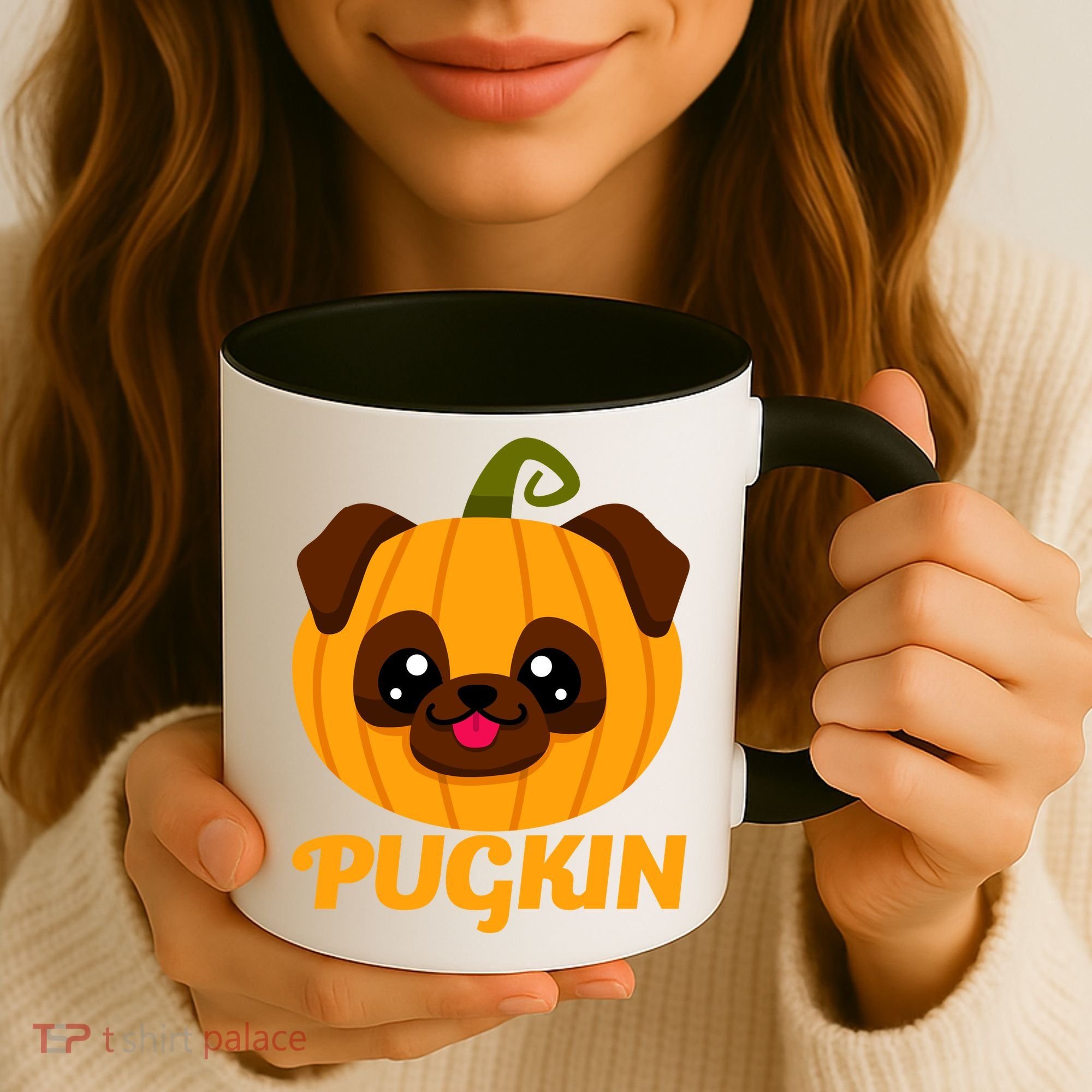 Pugkin Pumpkin Pug Coffee Mug