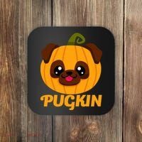 Pugkin Pumpkin Pug Coaster thumb 0