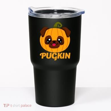 Pugkin Pumpkin Pug Tumbler