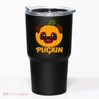 Pugkin Pumpkin Pug Tumbler thumb 0
