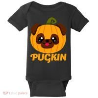 Pugkin Pumpkin Pug Baby Bodysuit thumb 0