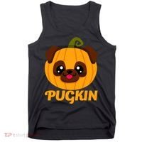 Pugkin Pumpkin Pug Tank Top thumb 0