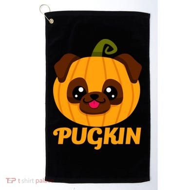 Pugkin Pumpkin Pug Golf Towel