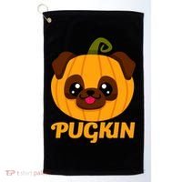 Pugkin Pumpkin Pug Golf Towel thumb 0