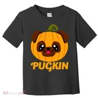 Pugkin Pumpkin Pug Toddler T-Shirt thumb 0