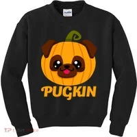 Pugkin Pumpkin Pug Kids Sweatshirt thumb 0