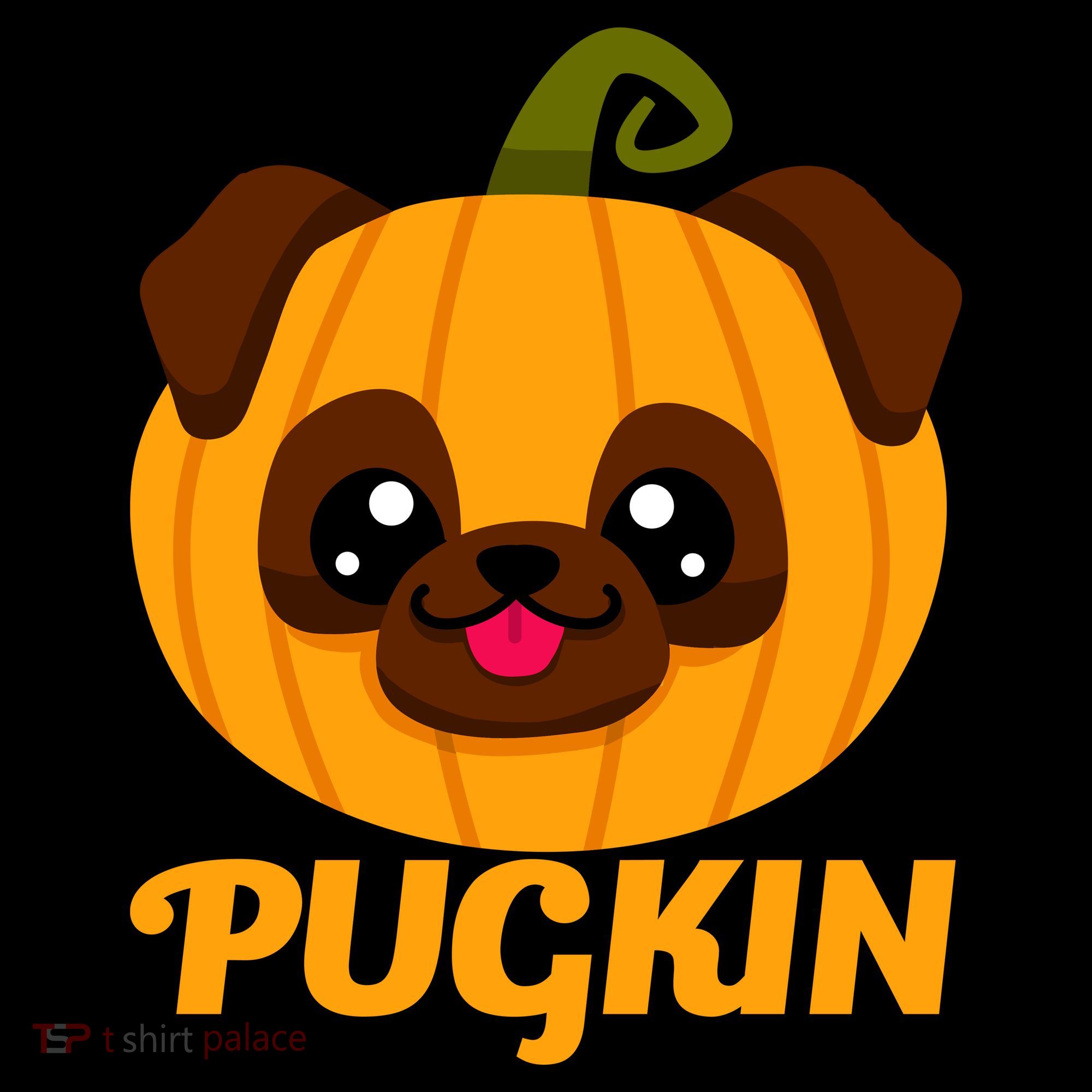 Pugkin Pumpkin Pug Kids Long Sleeve Shirt