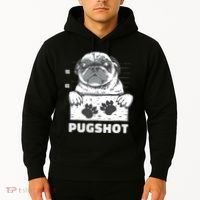 Pugshot Jail Prison Funny Pug Hoodie thumb 2
